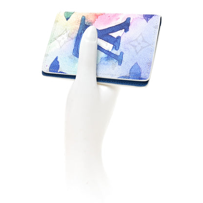 Louis Vuitton Monogram Watercolor Pocket Organizer NM Multicolor 2 of 7