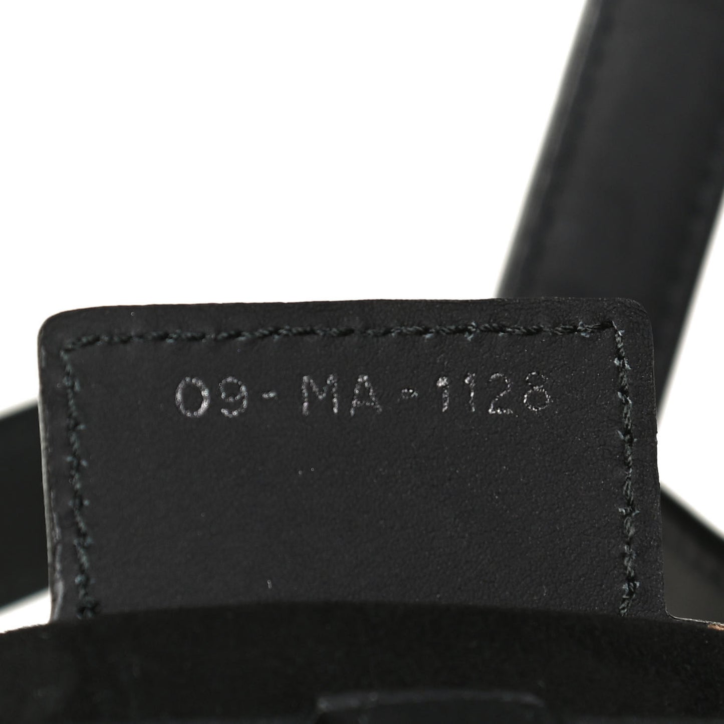 Ultra Matte Calfskin Saddle Bag Black
