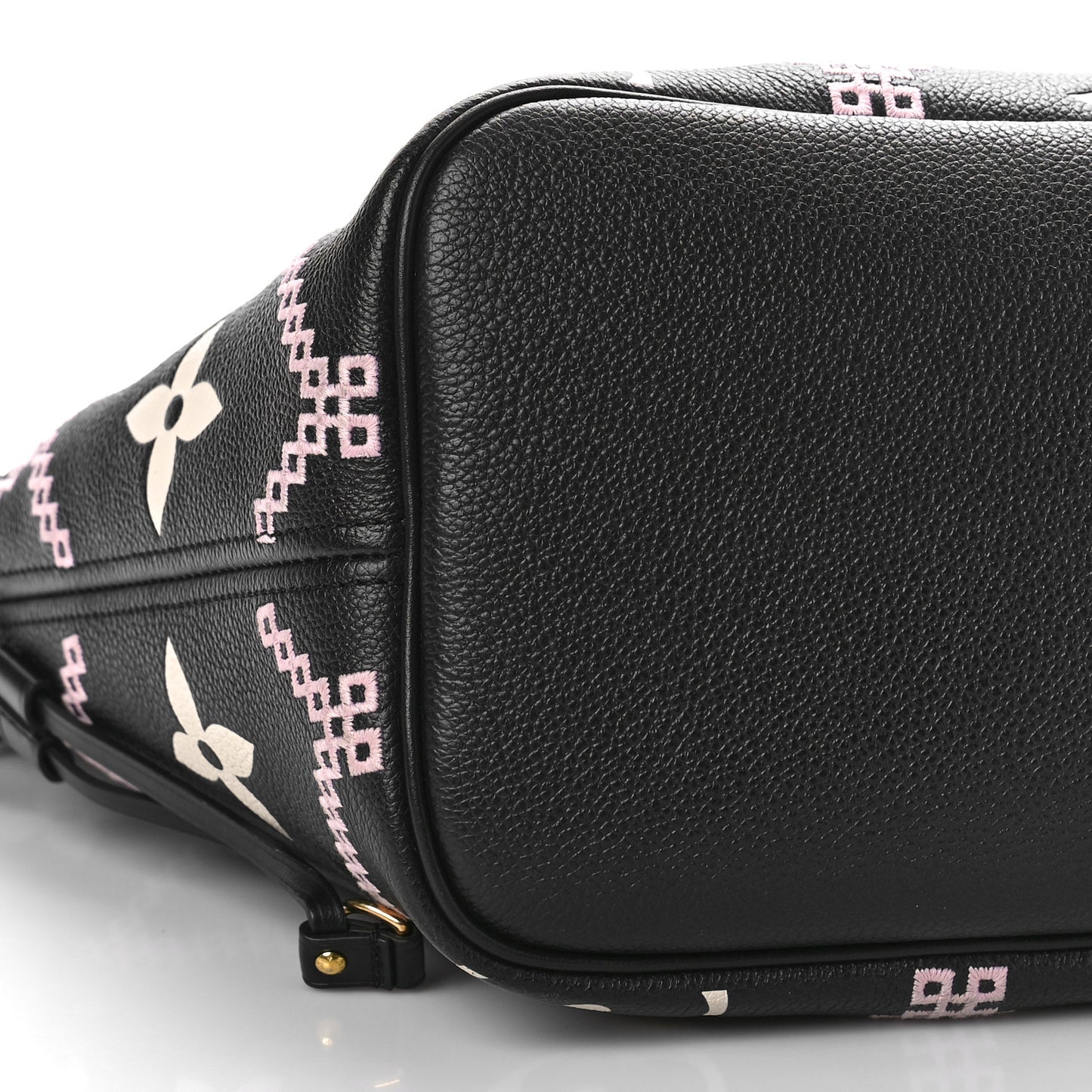Empreinte Monogram Giant Broderies Neverfull MM Black