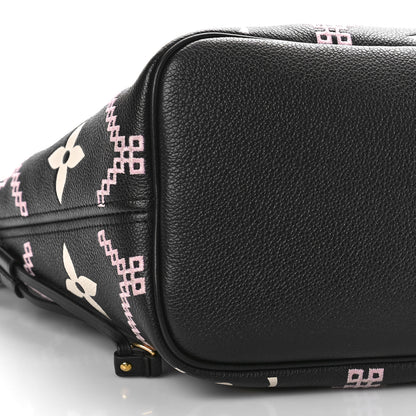 Louis Vuitton Empreinte Monogram Giant Broderies Neverfull MM Black 8 of 11
