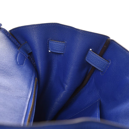 Hermes Togo Birkin 35 Bleu Electrique 10 of 32