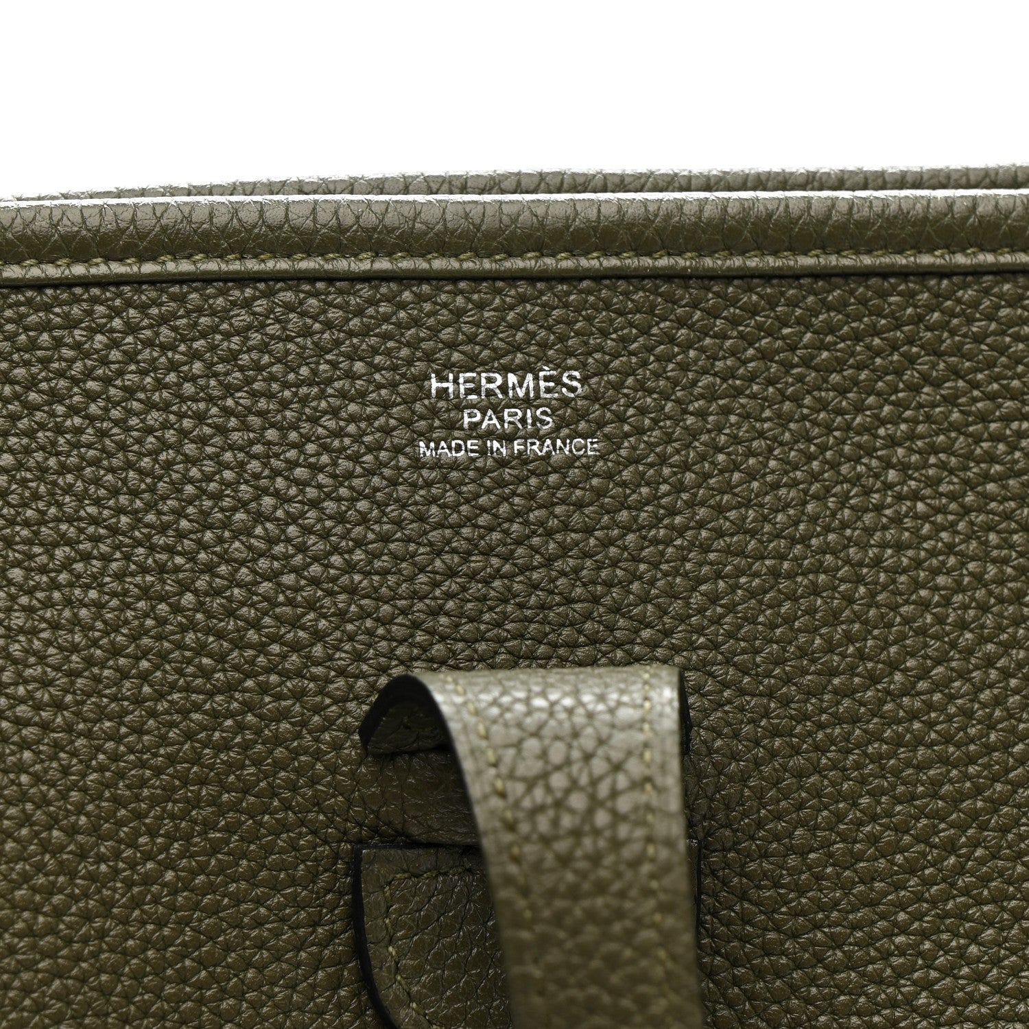 Hermes Taurillon Maurice Evelyne III PM Vert Olive 6 of 11