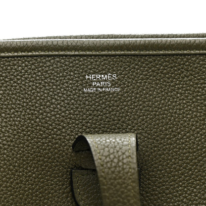 Hermes Taurillon Maurice Evelyne III PM Vert Olive 6 of 11