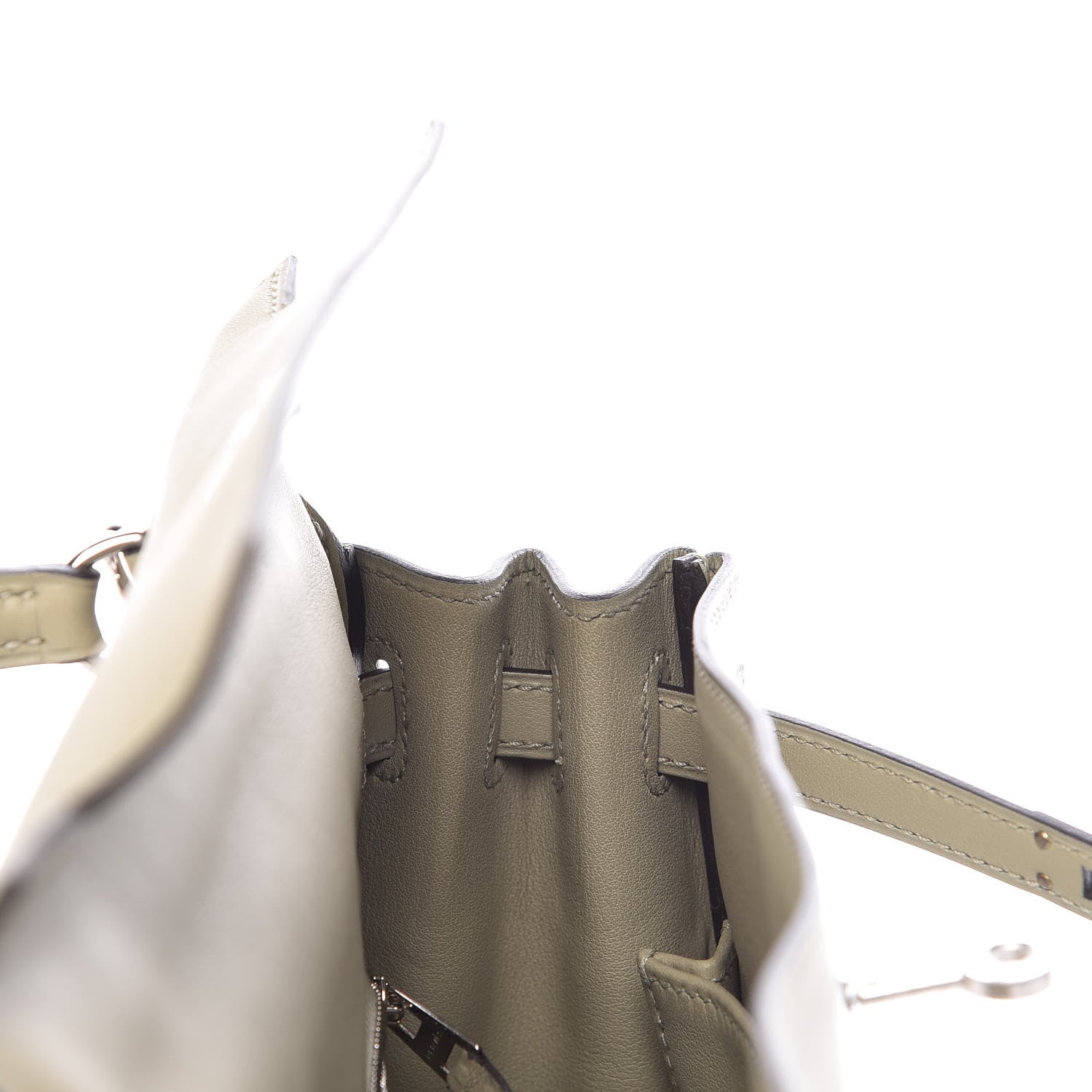 Hermes Swift Kelly Retourne 25 Sauge 12 of 41