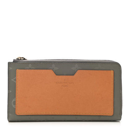 Louis Vuitton Monogram Titanium Long Wallet Cosmos 1 of 6