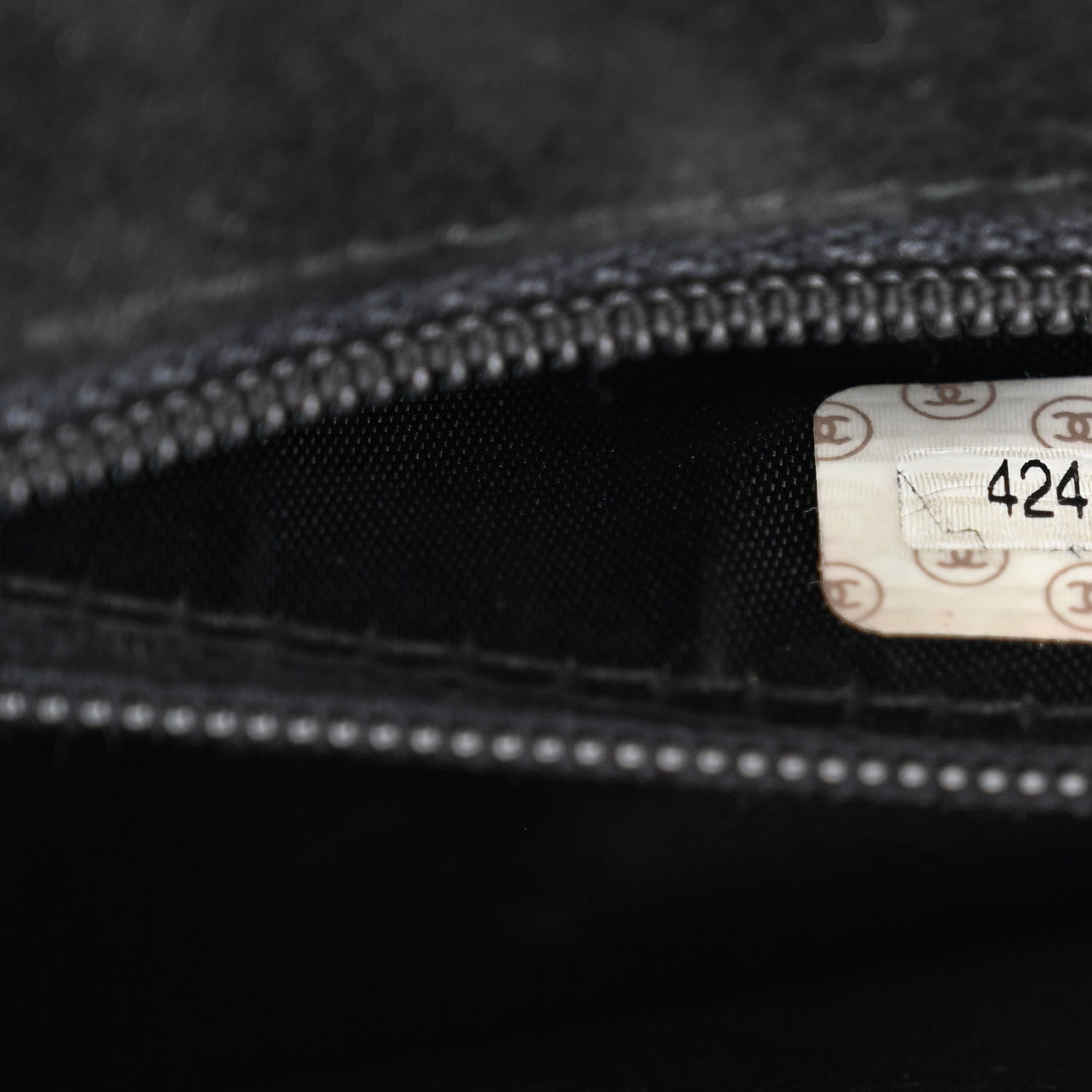 Chanel Suede Quilted Flap Shoulder Bag Black 8 of 11