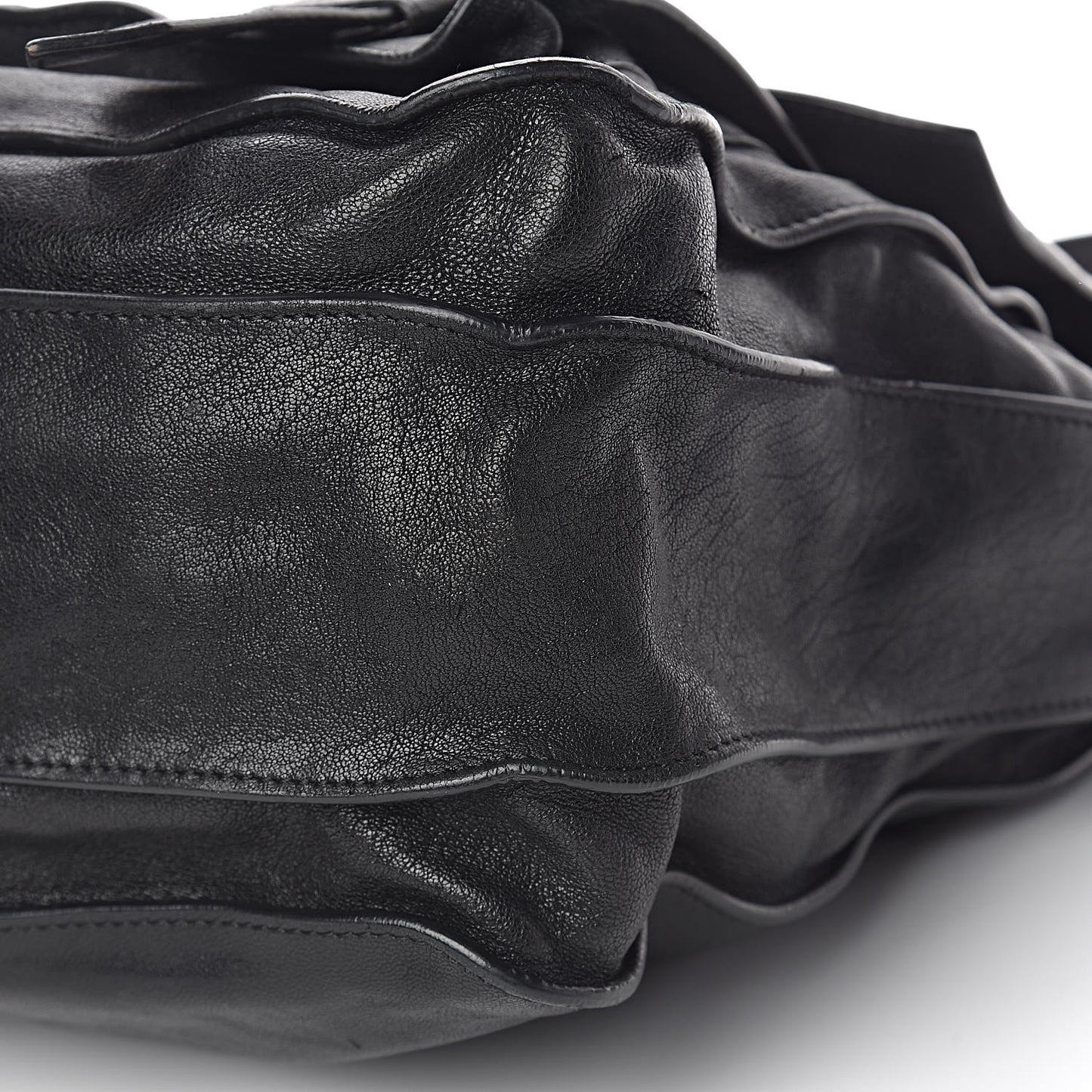 Lambskin PS1 Large Satchel Black