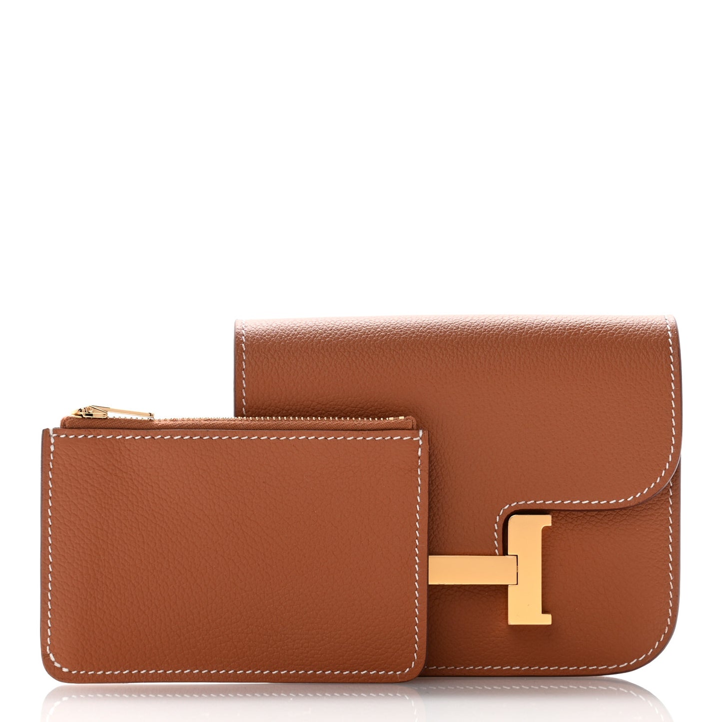 Evercolor Constance Slim Wallet Gold
