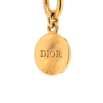 Christian Dior Metal CD Choker Necklace Gold 5 of 6