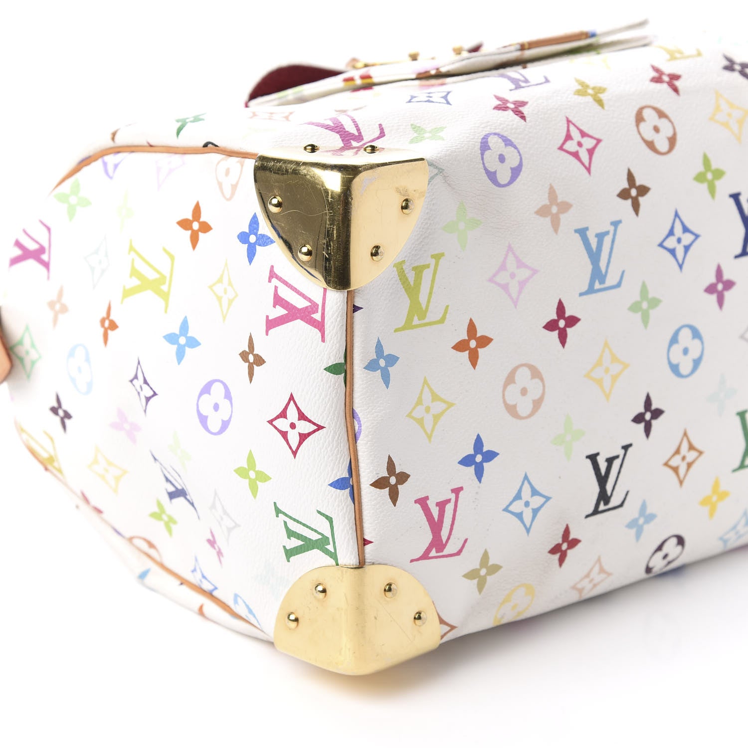 Louis Vuitton Monogram Multicolor Speedy 30 White 6 of 10
