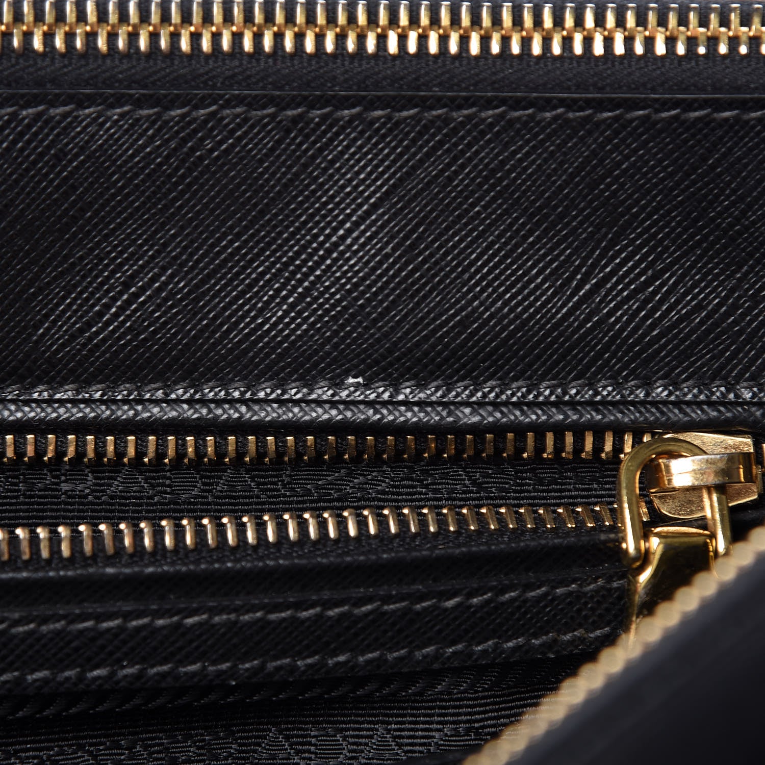 Prada Saffiano Large Galleria Double Zip Tote Black 9 of 15