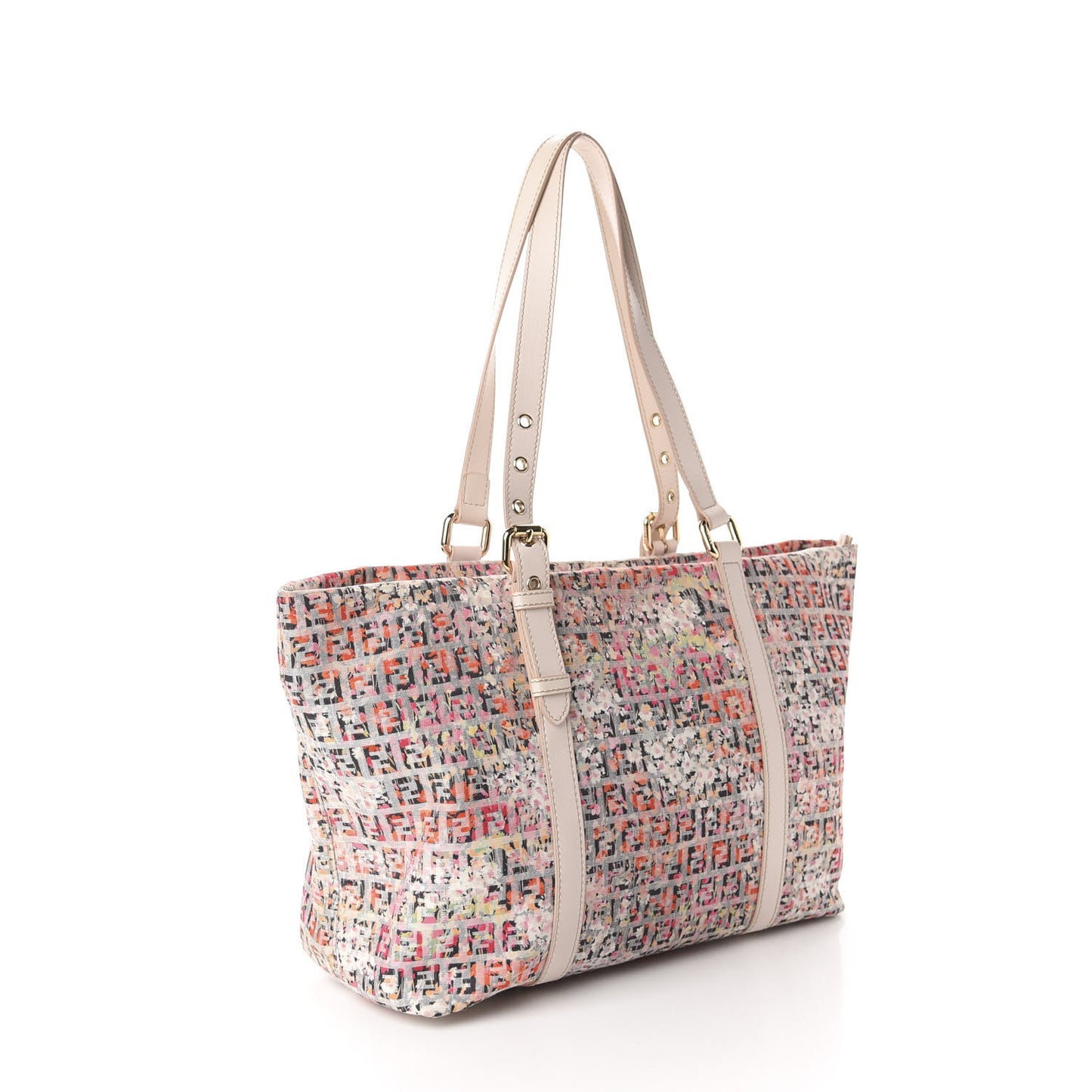 Zucchino Vitello Floral Forever Shopper Tote Rosa Papaya Rosa Confetto
