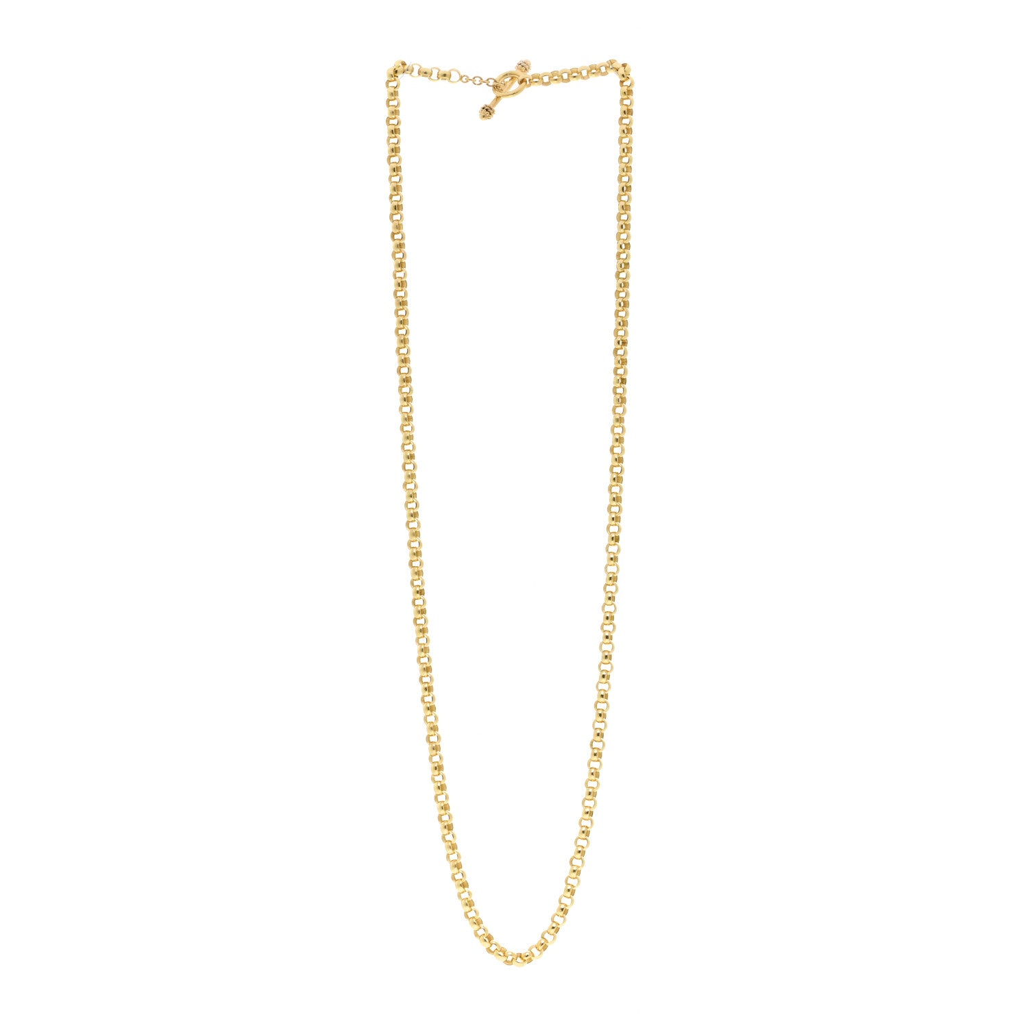 Elizabeth Locke 19K Yellow Gold Venezia Link Necklace 31" 3 of 5