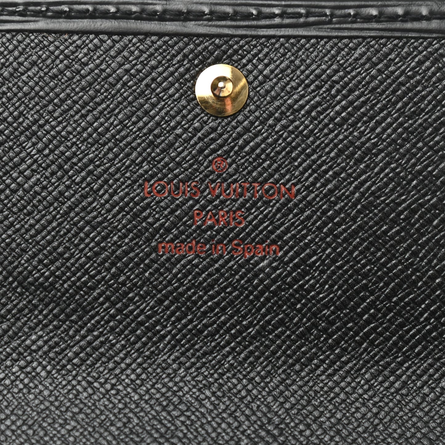 Epi Porte Tresor International Wallet Black