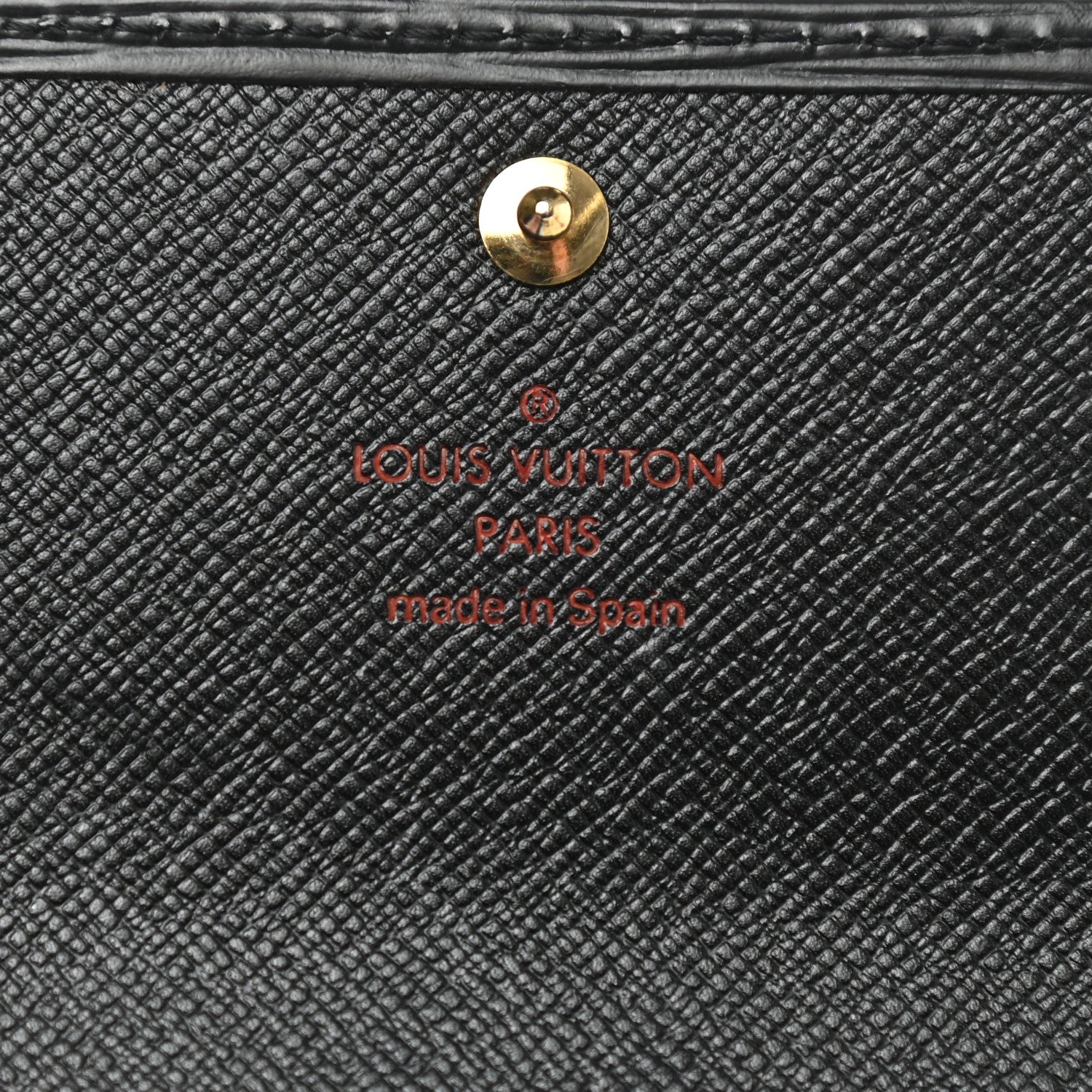 Louis Vuitton Epi Porte Tresor International Wallet Black 6 of 7