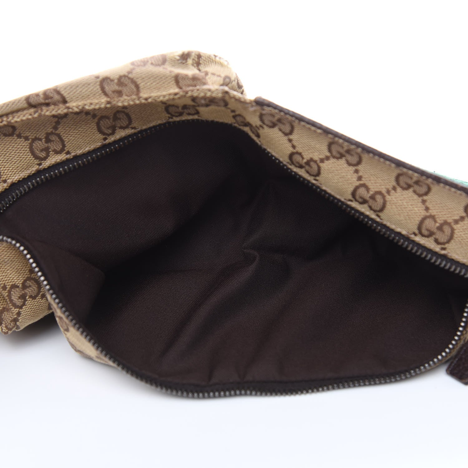 Gucci Monogram Web Belt Bag Dark Brown 5 of 15