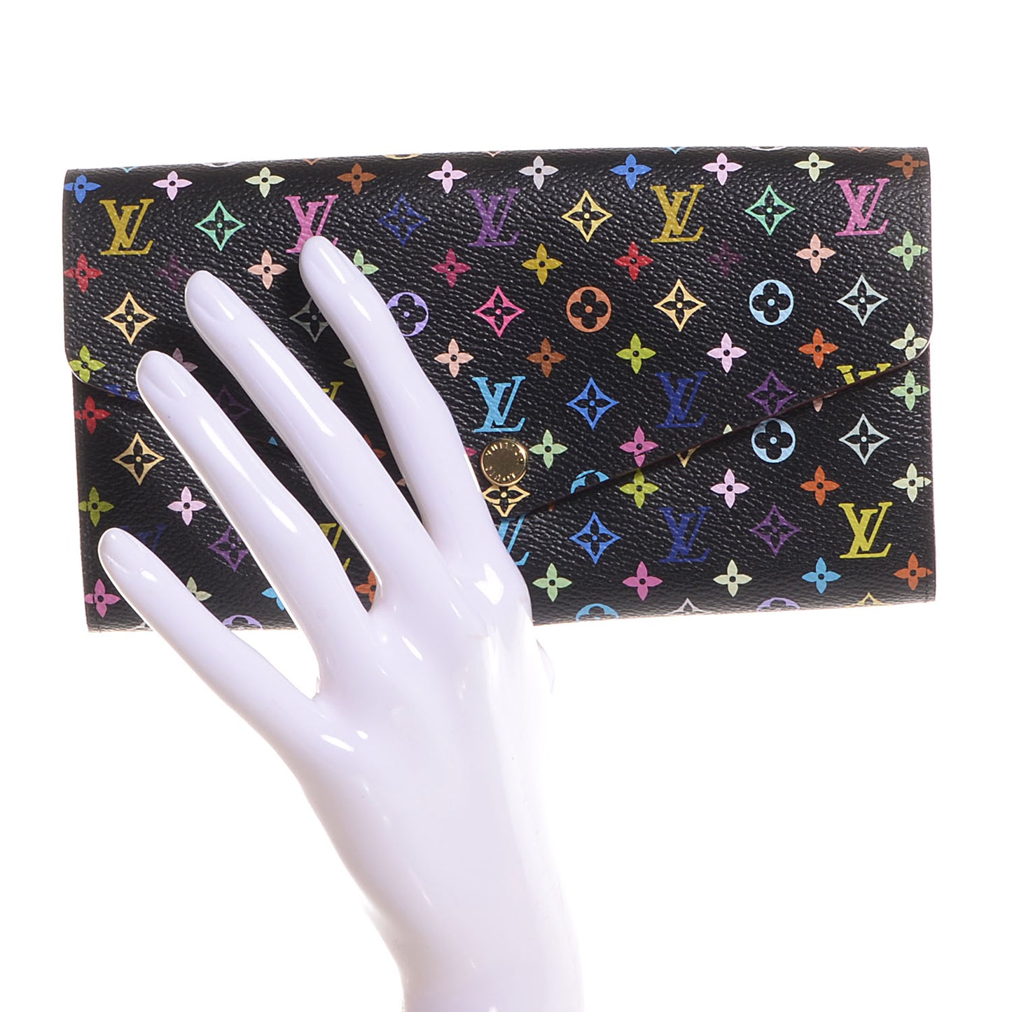 Monogram Multicolor Sarah Wallet NM Black Grenade