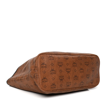 MCM Visetos Shopper Tote Brown 4 of 11