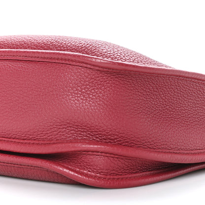 Hermes Taurillon Clemence Evelyne III PM Rubis 9 of 9