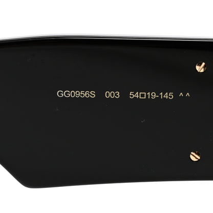 Gucci Acetate Square Frame Sunglasses GG0956S Black 5 of 8
