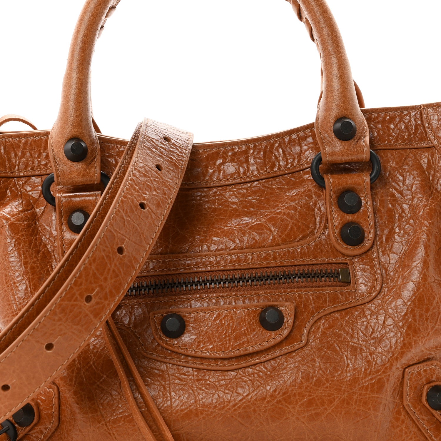 Balenciaga Agneau Arena Classic Hardware Small Le City Camel 8 of 11