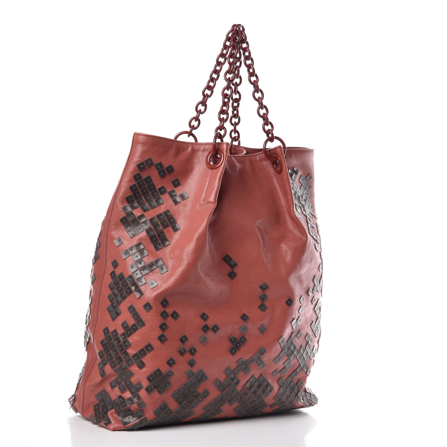Bottega Veneta Vitello Mosaico Laque Tote 4 of 10