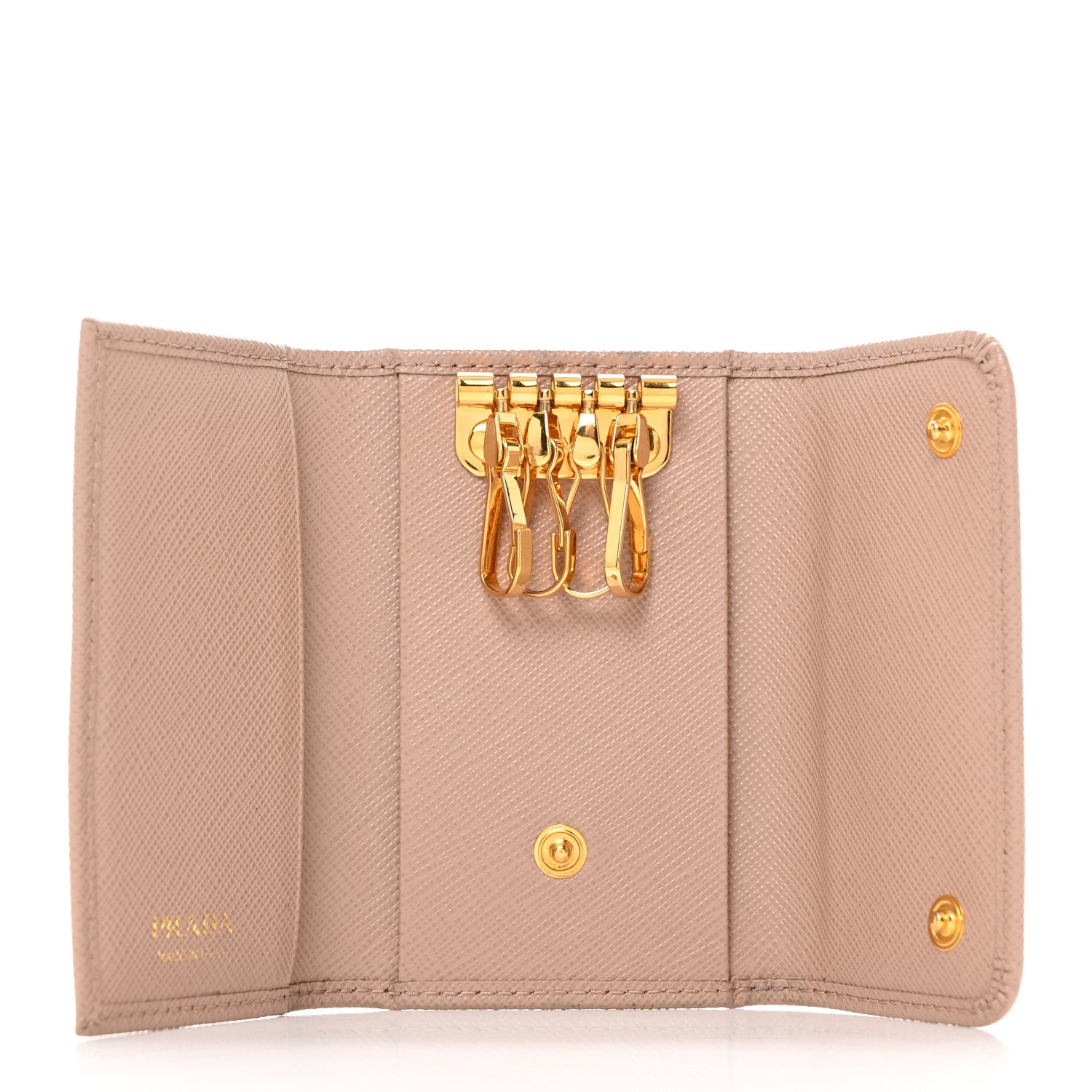 Prada Saffiano 4 Key Holder Cammeo 5 of 8