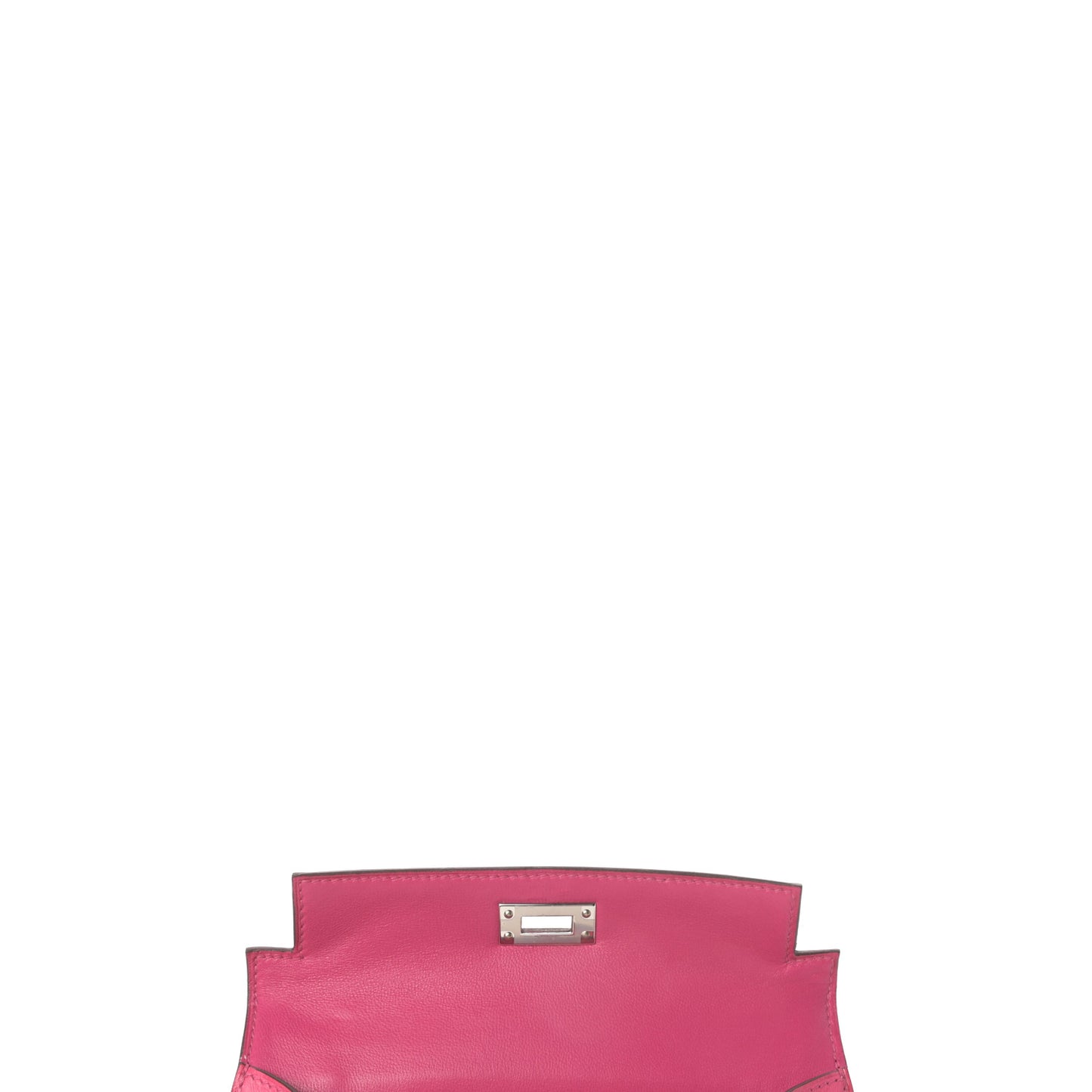 Ostrich Kelly Sellier Mini 20 Rose Tyrien