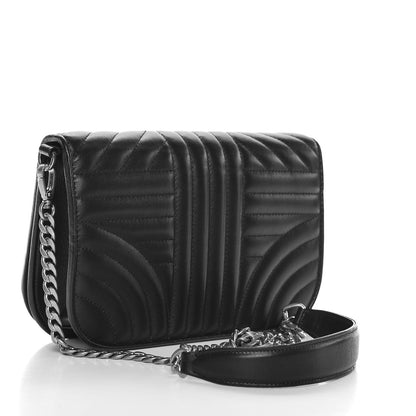 Prada Nappa Impunture Small Diagramme Crossbody Bag Nero Black 4 of 10
