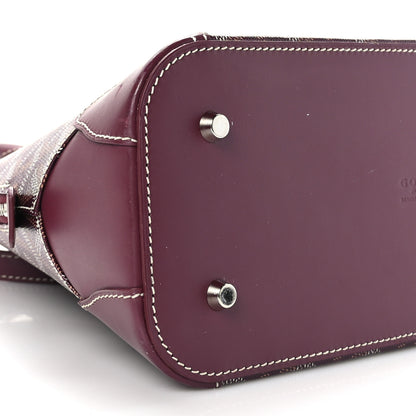 Goyard Goyardine Sac Vendome PM Burgundy 7 of 9