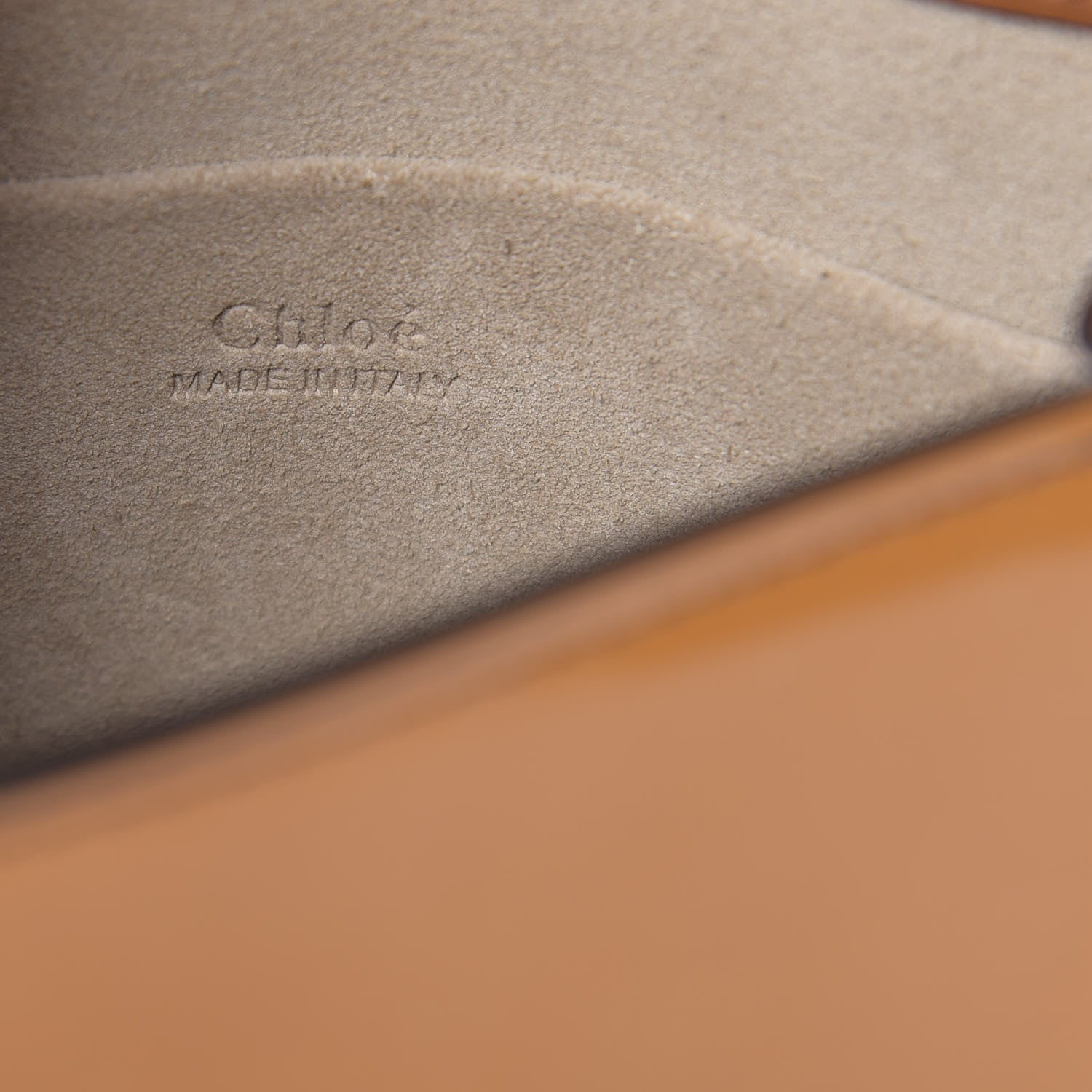 Chloe Spazzolato Sfumato Small Nile Bracelet Bag Caramel 6 of 10