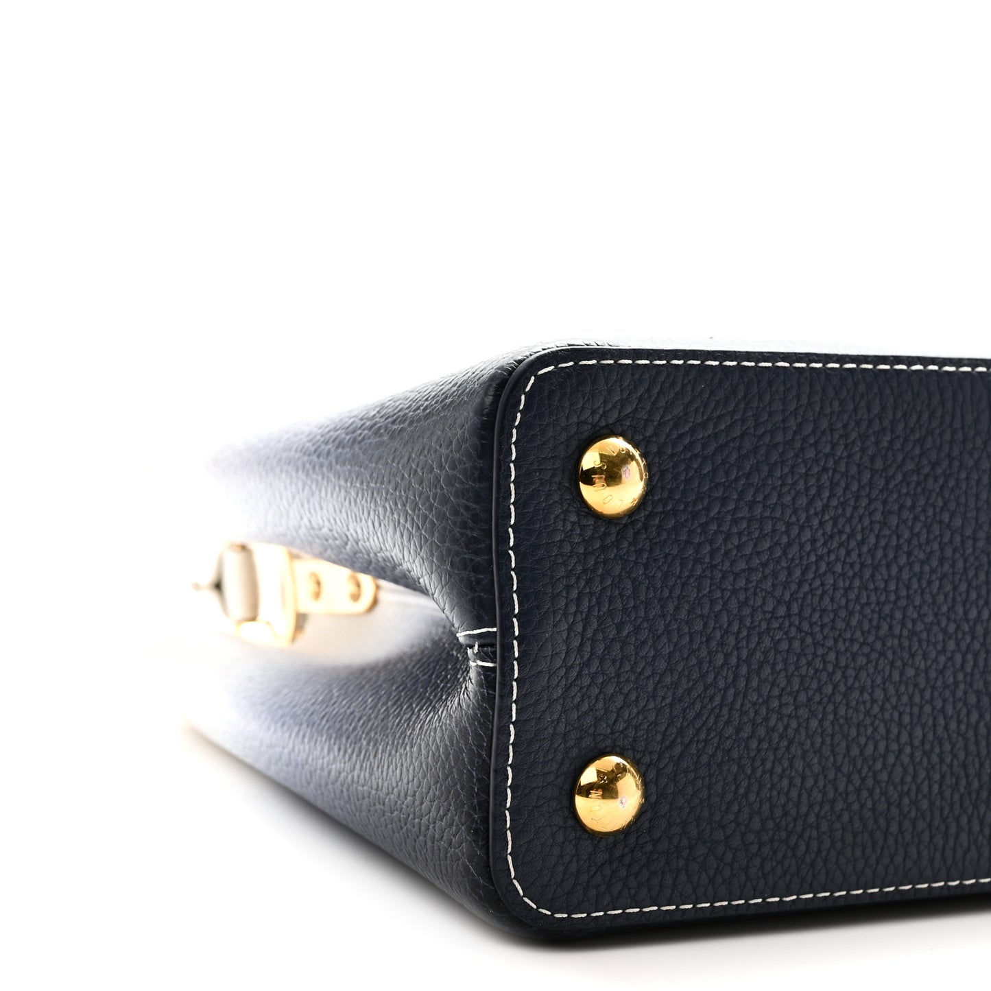 Taurillon Capucines PM Blue Marine