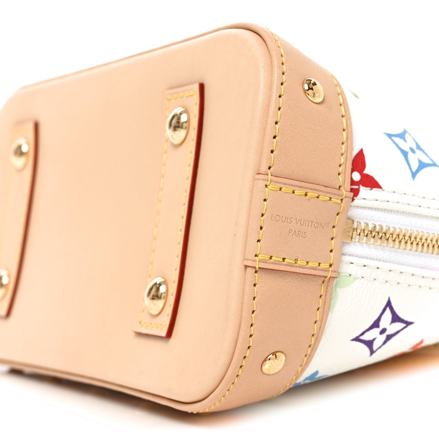 Louis Vuitton LV x TM Monogram Multicolor Alma BB White 9 of 9
