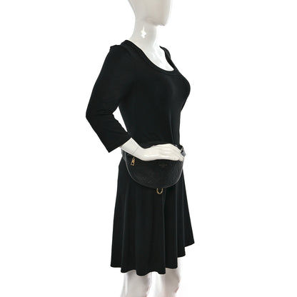 Louis Vuitton Calfskin Monogram Shadow Discovery Bumbag Black 2 of 11