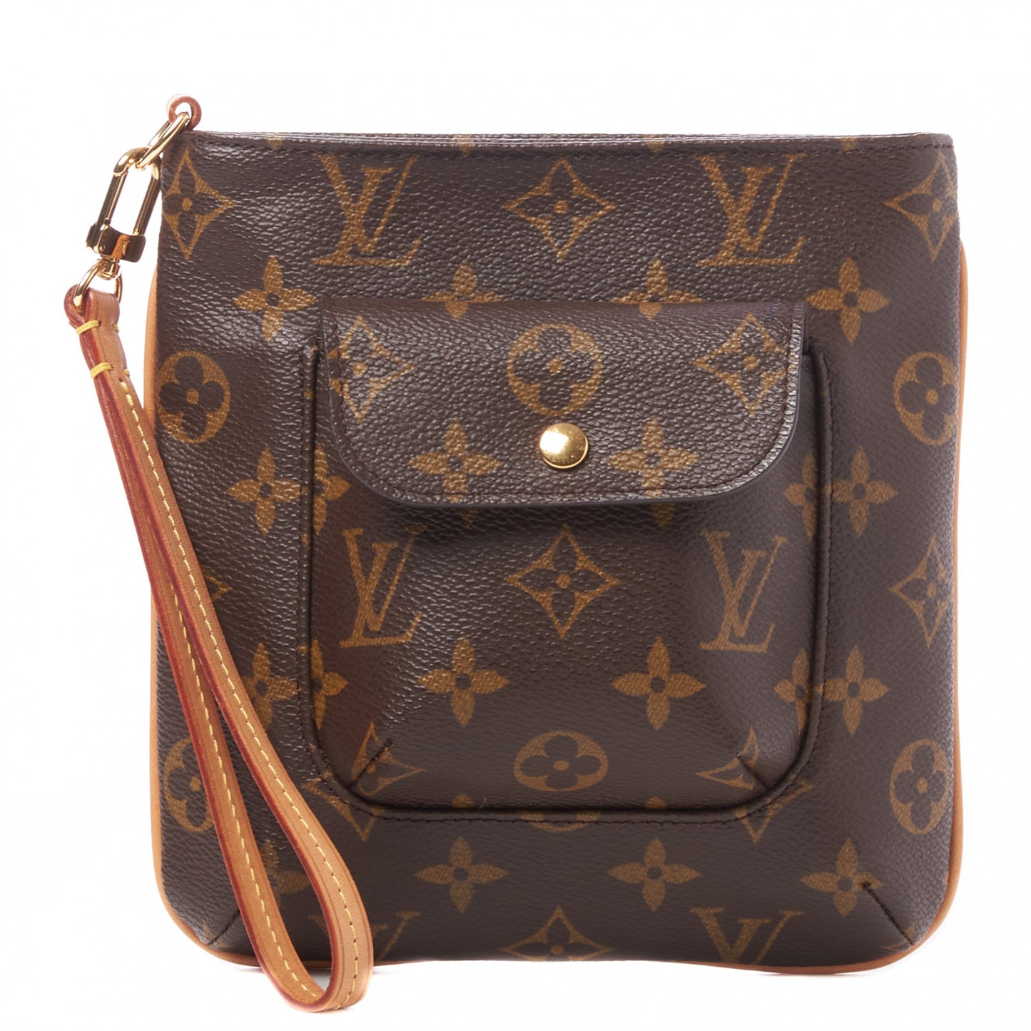 Monogram Partition Wristlet