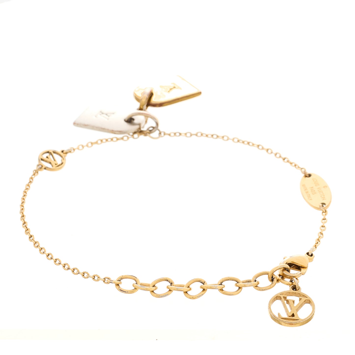 Brass Nanogram Bracelet Silver Gold