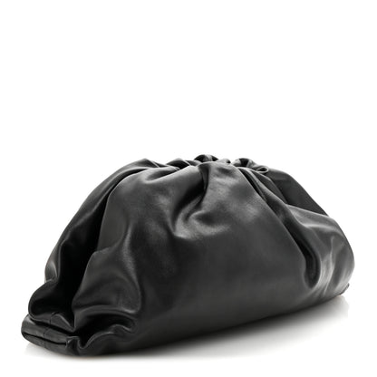 Bottega Veneta Smooth Butter Calf The Pouch Oversized Clutch Black 3 of 7