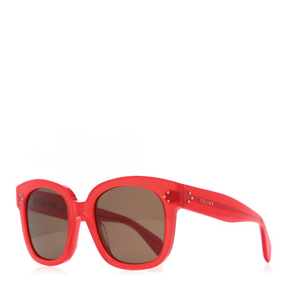 Celine Polarized Square Sunglasses CL40002U Milky Red 1 of 6