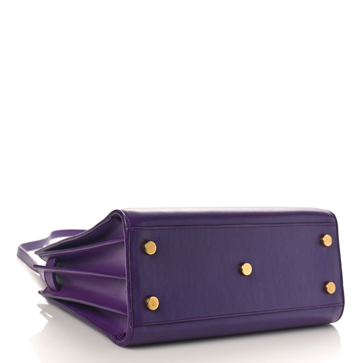 Saint Laurent Calfskin Small Sac De Jour Purple 4 of 21