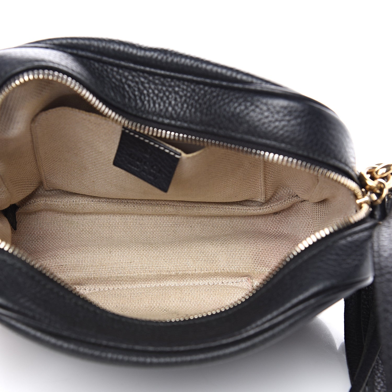Gucci Pebbled Calfskin Small Soho Disco Bag Black 4 of 11