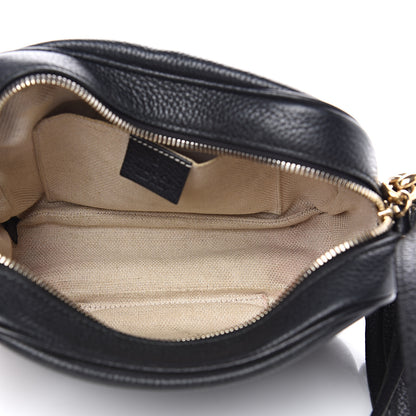 Gucci Pebbled Calfskin Small Soho Disco Bag Black 4 of 11