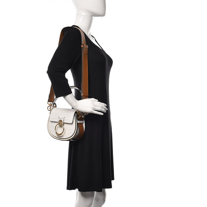 Chloe Calfskin Crocodile Embossed Small Tess Bag Brilliant White 2 of 10