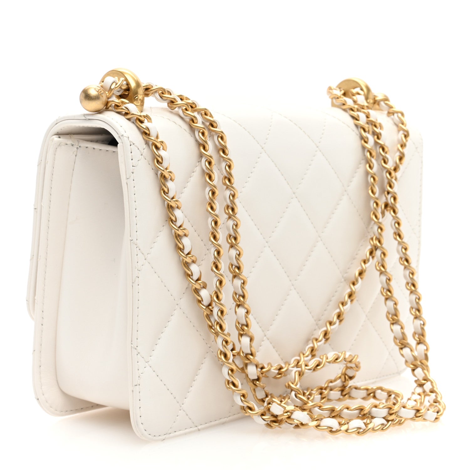 Chanel Calfskin Quilted Perfect Fit Flap White 2 of 9