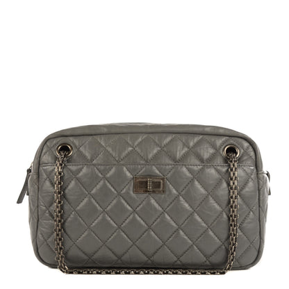 Chanel Aged Calfskin Medium Reissue Camera Case Grey 1 of 6