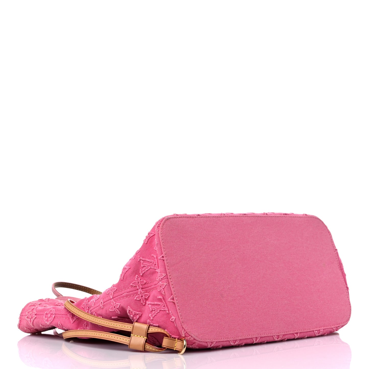 Monogram Denim Neverfull MM Rose