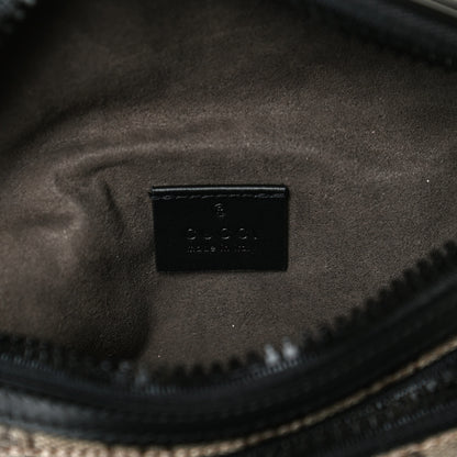 Gucci GG Supreme Monogram Belt Bag Black 6 of 13