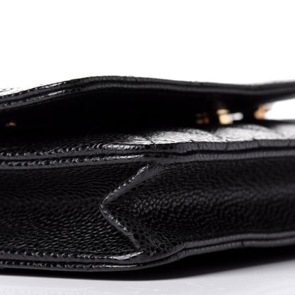 Chanel Caviar Quilted Wallet On Chain WOC Black 8 of 10