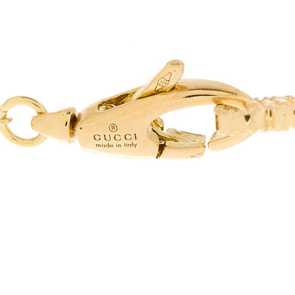 Gucci 18K Yellow Gold Diamond Le Marche Des Merveilles Butterfly Bracelet 17 4 of 4