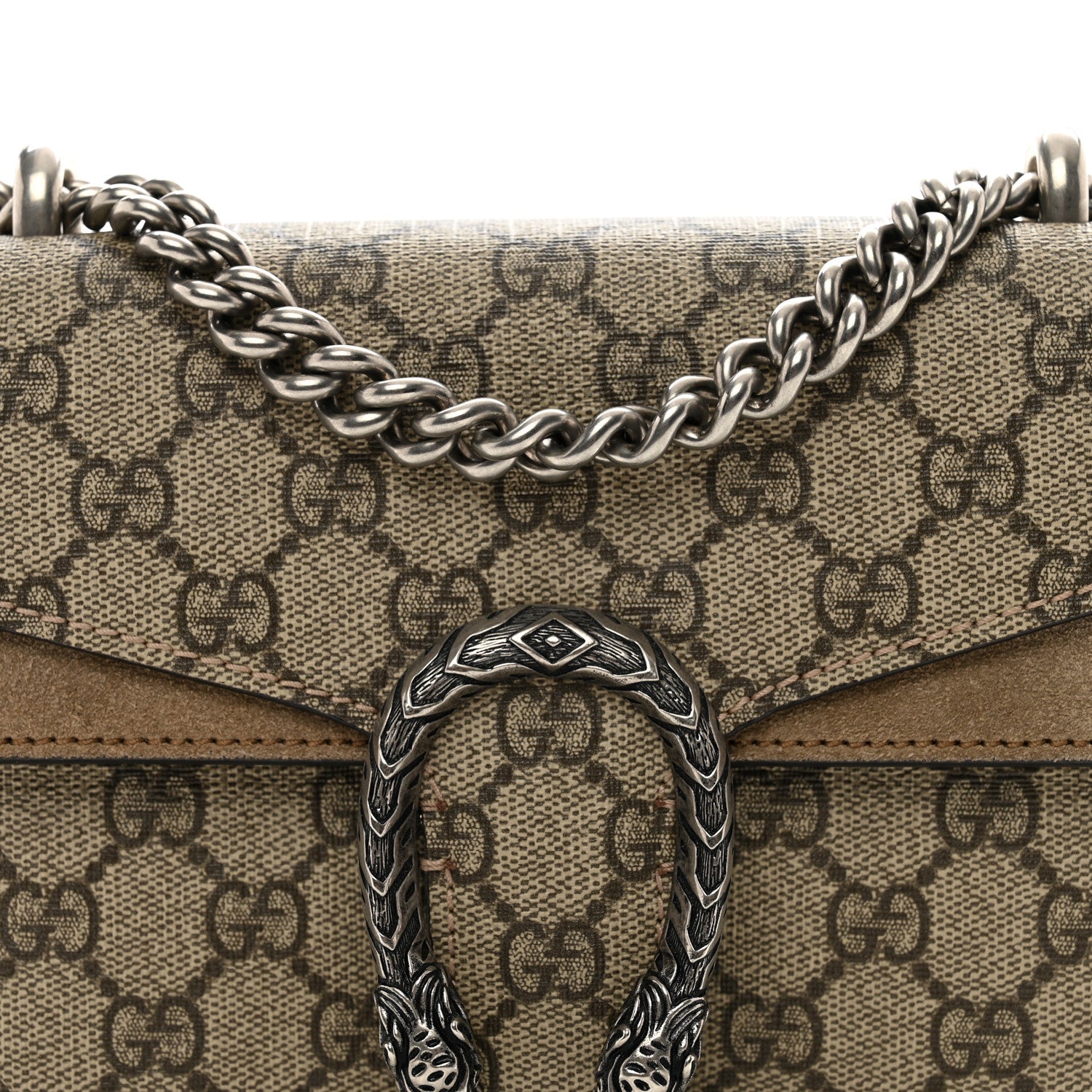 Gucci GG Supreme Monogram Mini Dionysus Shoulder Bag Taupe 5 of 14