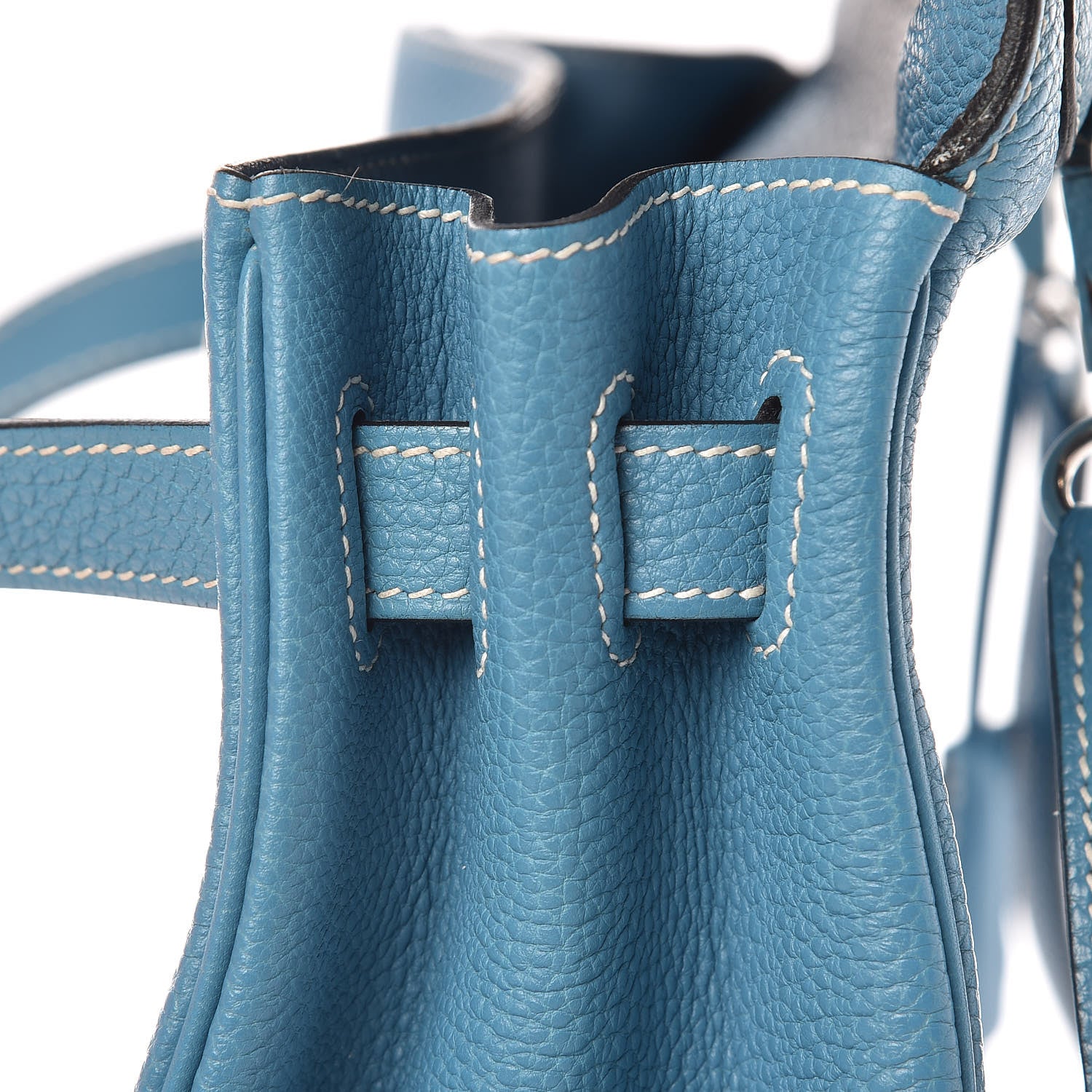 Hermes Togo Kelly Retourne 32 Blue Jean 17 of 43